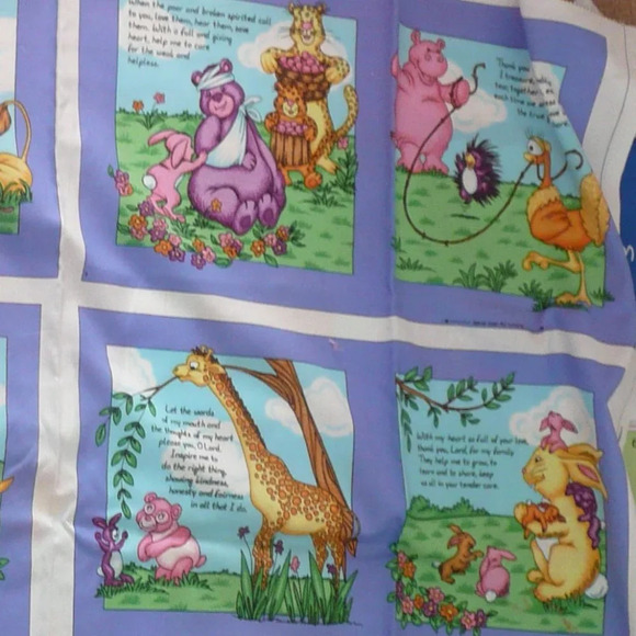 Fabric Panel Cut & Sew Cranston 'First Book of Faith' Quilting Sewing Cotton - Picture 4 of 5